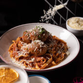 Fettuccine Meatballs
